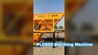 PLD800 type two-bin concrete batching machine, concrete mixing station, concrete batching machine, a